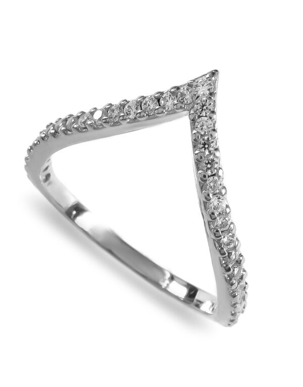 0,165 Ct Round Cut Diamond Ring