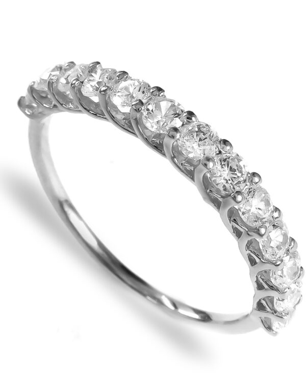0,468 Ct Round Cut Diamond Ring