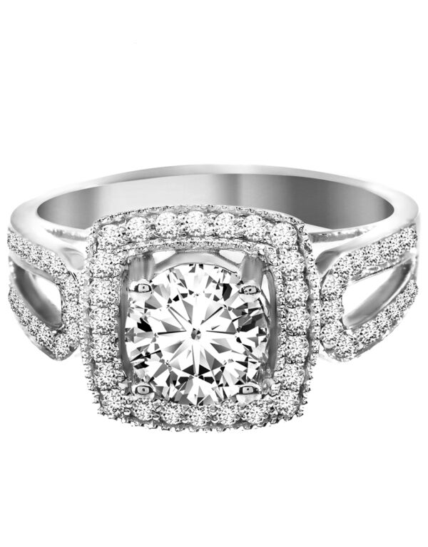 1,32 Ct Round Cut Diamond Ring