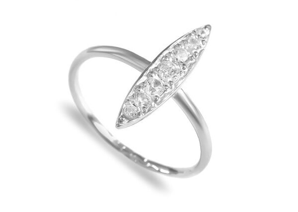 0,189 Ct Round Cut Diamond Ring