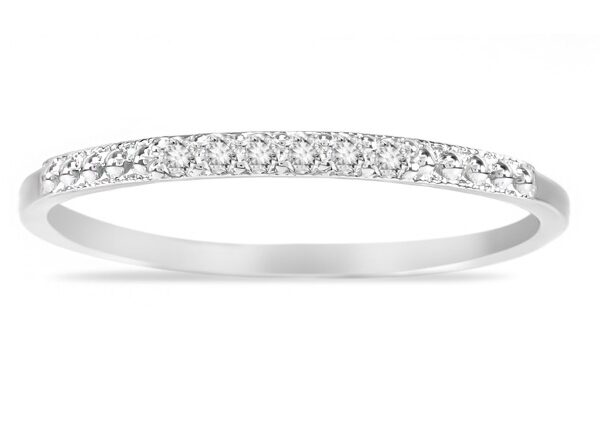 0,048 Ct Round Cut Diamond Ring