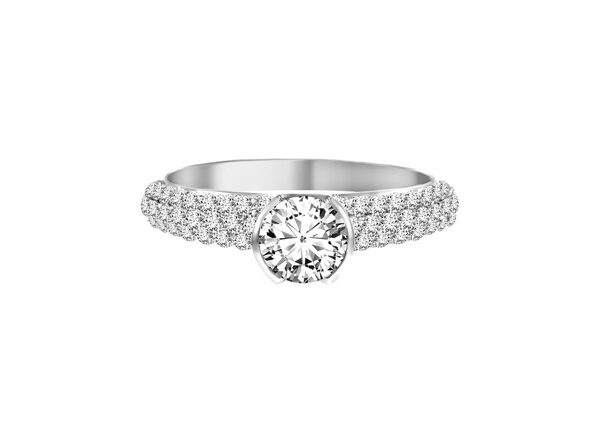 1,36 Ct Round Cut Diamond Ring