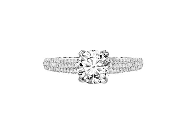 1,51 Ct Round Cut Diamond Ring