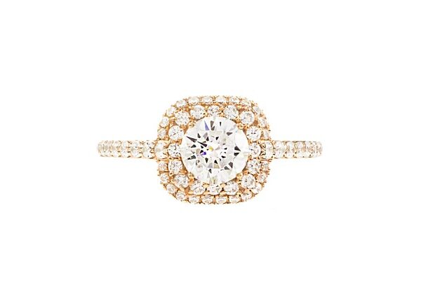 1,45 Ct Round Cut Diamond Ring