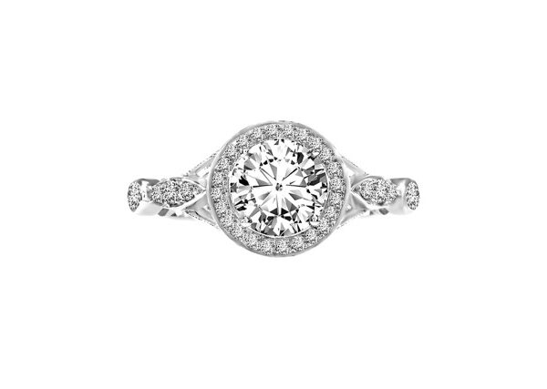 1,08 Ct Round Cut Diamond Ring