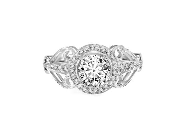 0,86 Ct Round Cut Diamond Ring