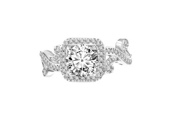 1,06 Ct Round Cut Diamond Ring