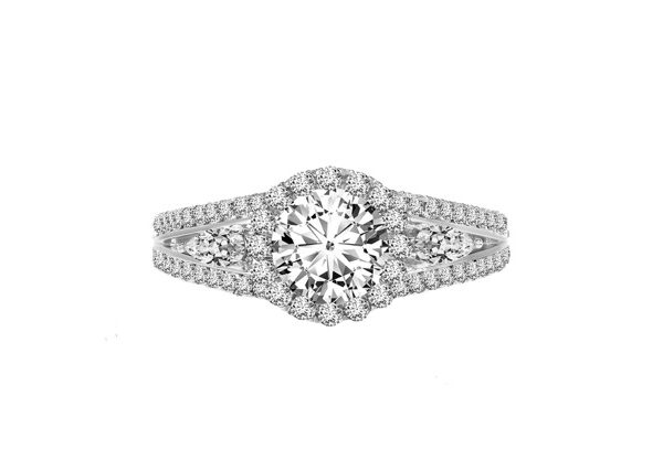 1,62 Ct Round Cut Diamond Ring