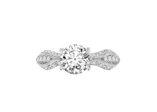 1,17 Ct Round Cut Diamond Ring
