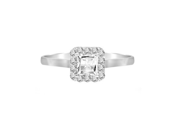 0,44 Ct Round Cut Diamond Ring