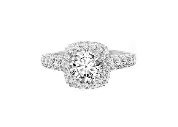 2,06 Ct Round Cut Diamond Ring