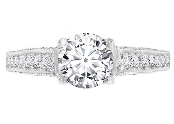 2,06 Ct Round Cut Diamond Ring