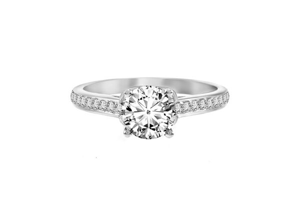 1,16 Ct Round Cut Diamond Ring