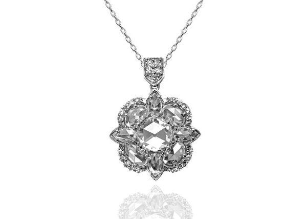 2,24 Ct Round Cut Diamond Necklace