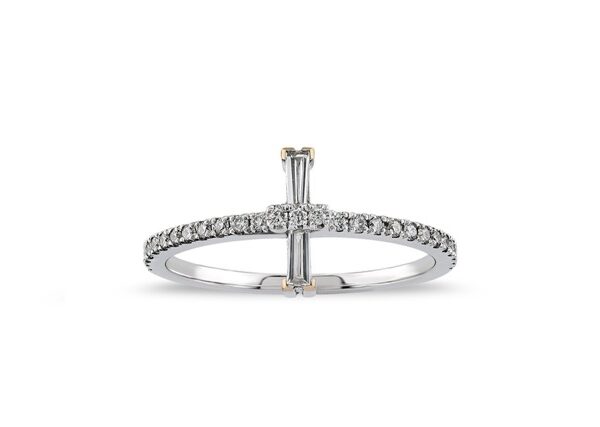 0,3 Ct Round Cut Diamond Ring