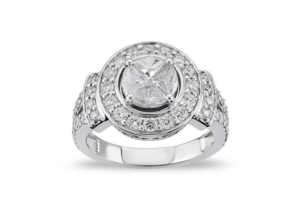 1,51 Ct Round Cut Diamond Ring