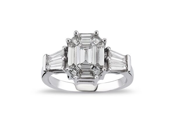1,4 Ct Round Cut Diamond Ring
